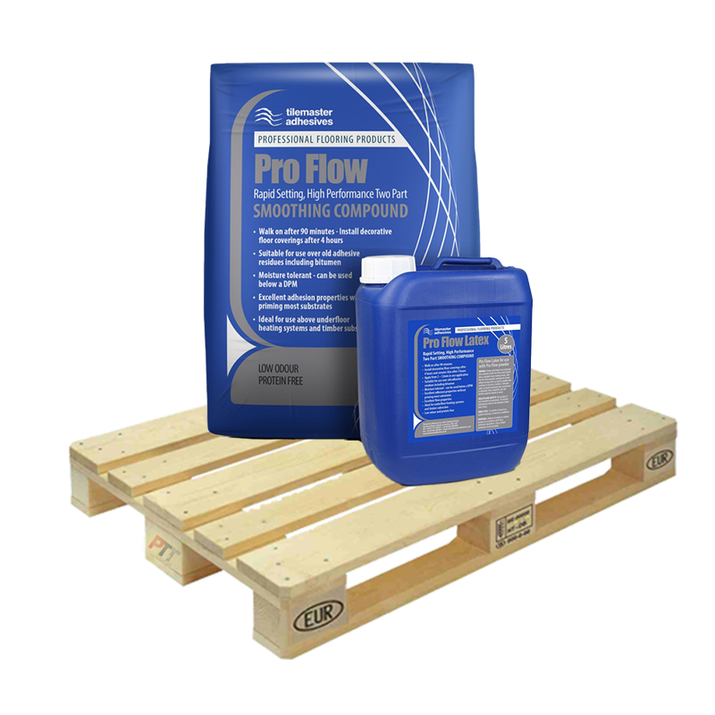 Tilemaster Pro Flow Rapid Setting Two Part Smoothing Compound Full Pallet (40 Bags Tail Lift)